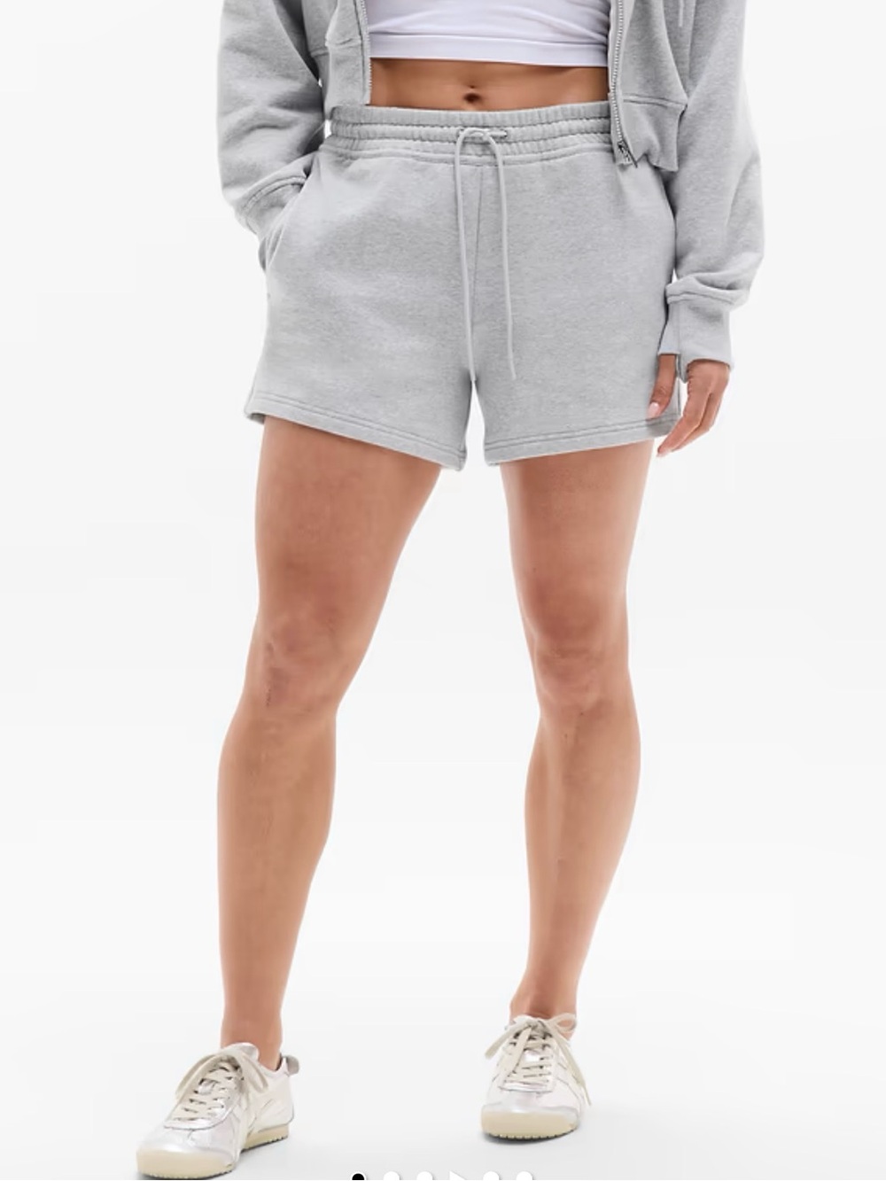 ATHLETA FOREVER FLEECE MID RISE 4" SHORT